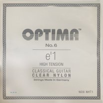 Optima NO6 NHT1 Clear Nylon, High Tension, E1 single string
