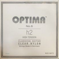 Optima NO6 NHT2 Clear Nylon, High Tension, B2 single string