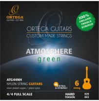 Ortega ATG44NH Hard Tension Classical Guitar Strings, Full Set