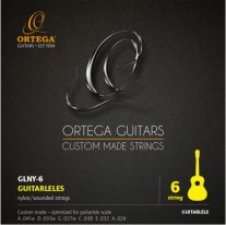 Ortega GLNY-6 Guitarlele / Guilele Strings, Full Set, A Tuning