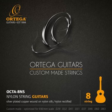 Ortega OCTA-8NS 8-String Guitar String Set 29-83
