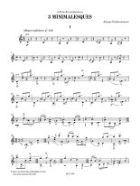 Ourkouzounov | 3 Minimalesques for solo guitar