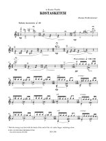 Ourkouzounov | Kostasketch for solo guitar