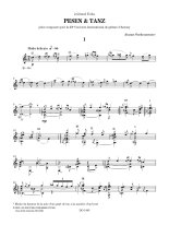 Ourkouzounov | Pesen & Tanz for solo guitar