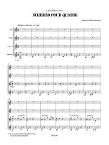 Ourkouzounov | Scherzo pour quatre for 2 guitars, flute & violin