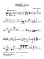 Ourkouzounov | Trakiiska Elegia for solo guitar