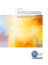 Ourkouzounov | Variations folkloriques for solo guitar