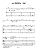 Panneton arr. by Boisvert | Les pecheurs d'eau for clarinet and piano