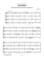 Paolo Rosini | Danseries for 4 guitars