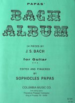 Papas | Bach Album: 14 Pieces by J.S. Bach for solo guitar