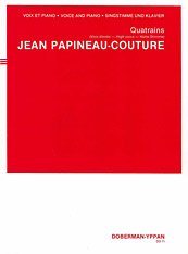 Papineau-Couture | Quatrains for voice and piano