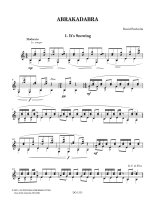 Pavlovits | Abrakadabra for solo guitar