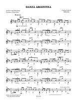 Pedrell arr. by Porqueddu | Danza Argentina for solo guitar