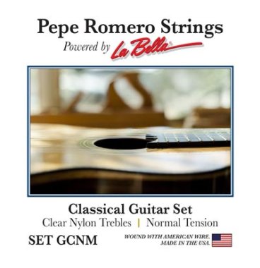 Pepe Romero Strings GCNM Classical Guitar Clear Nylon NT, Full Set