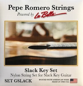 Pepe Romero Strings GSLACK Hawaiian Slack Key Guitar