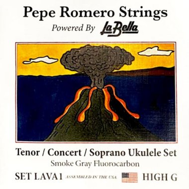 Pepe Romero Strings LAVA1 Ukulele High G Set