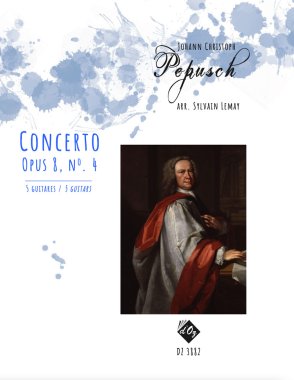 Pepusch | Sonata, op. 8, no. 4 for 5 guitars