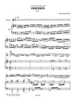 Petit | Concerto (piano rdn) for mandolin, string orchestra