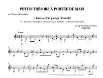 Petits tresors a portee de main, Volume 2 - for solo guitar