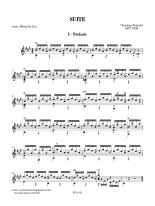 Petzold arr. by Liu | Suite for solo guitar