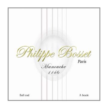 Philippe Bosset PBMAN1146 Manouche Gypsy Jazz Strings Ball End 11-46