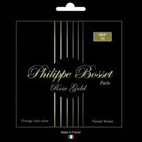 Philippe Bosset Rose Gold Clear Nylon Classical, Normal Tension RGPTN