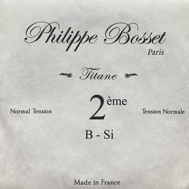 Philippe Bosset Titanium Classical, NT Single String - b 2nd