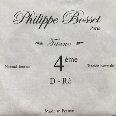 Philippe Bosset Titanium Classical, NT Single String - D 4th