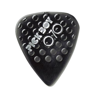 Pickboy Ceramic Nylon Grip Pick, Black 0.70mm, One Pick