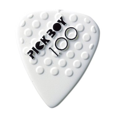 Pickboy Ceramic Nylon Grip Pick, White 1.00mm, One Pick