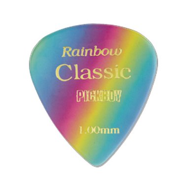 Pickboy Vintage Rainbow Cellulose Pick, 1.00mm, One Pick