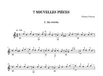 Pierrat | 7 Nouvelles pieces for solo guitar