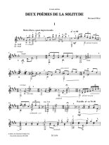 Piris | Deux poemes de la solitude for solo guitar