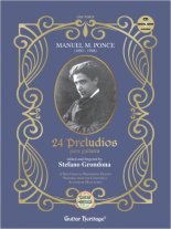 Ponce | 24 Preludios Para Guitarra, Guitar Heritage Edition, Book/OA