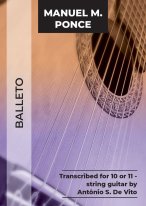 Ponce – Weiss | Balleto in Am for 10 or 11-string guitar, PDF Download
