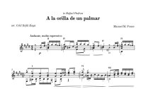 Ponce arr. by Kaya | A la orilla de un palmar for solo guitar