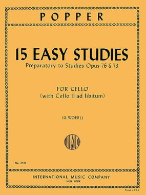 Popper | 15 Easy Studies Op 76 and 73 for cello