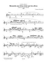 Porqueddu | Recuerdo una brisa triste por los olivos for solo guitar
