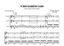 Puccini | O mio babbino caro for guitar, mandolin & mandola