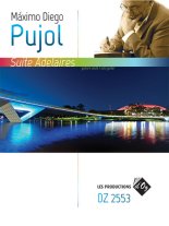 Pujol | Suite Adelaires for solo guitar