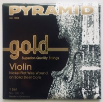 Pyramid 108 100 Gold Violin Ball End