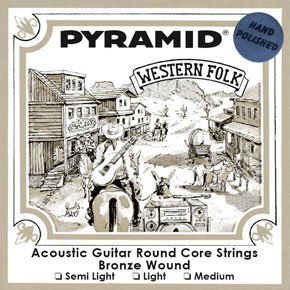 Pyramid Acoustic Guitar Strings Hand-Polished Semi-Lt 11-50