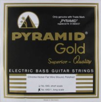 Pyramid Chrome-Nickel Flat Wound 4 String 40-105 Long Scale