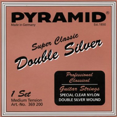Pyramid Double Silver MT Classical Guitar Strings 369 200, Full Set