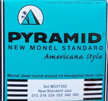 Pyramid New Monel Standard Electric Guitar Strings New Standard Jazz 12-52