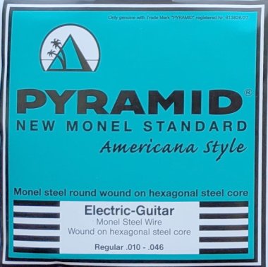 Pyramid New Monel Standard Electric Guitar Strings Regular 10-46