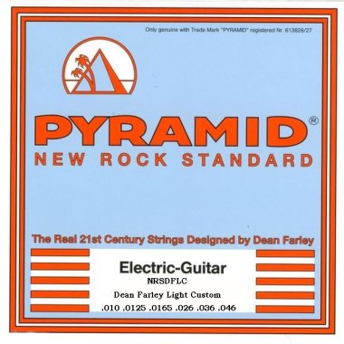 Pyramid New Rock Standard Electric Guitar Strings Dean Farley Light Custom 10-46