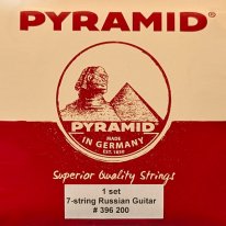 Pyramid Silver Plated Russian 7-String Nylon 396 200, Full Set