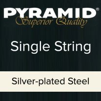 Pyramid Silver-Plated Steel Guitar String .0165 Single String
