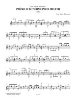 Raymond | Poeme d'automne pour Misato for solo guitar
